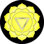Symbole du Chakra du plexus solaire (Manipura)